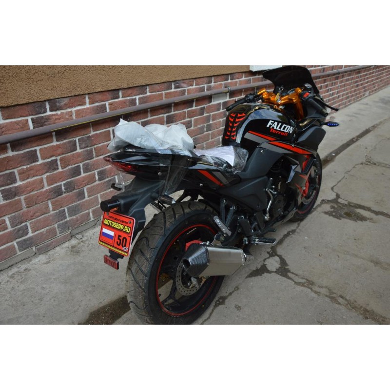 Купить  Мотоцикл MM FALCON TERRAIL 250 (ФАЛКОН ) спорт 4так, 250cc, 110/70-17"/140/70-17"; 5 пер, (шт) купить с доставкой по Москве и России, цена, технические характеристики, комплектация фото  - motoserp.ru