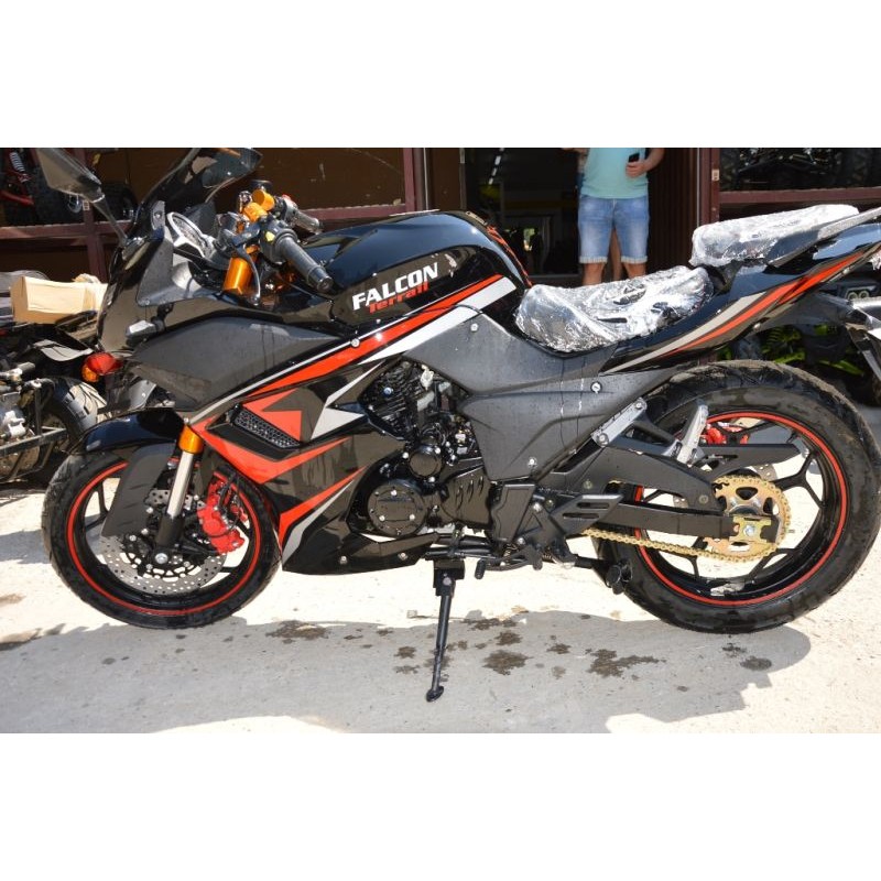 Купить  Мотоцикл MM FALCON TERRAIL 250 (ФАЛКОН ) спорт 4так, 250cc, 110/70-17"/140/70-17"; 5 пер, (шт) купить с доставкой по Москве и России, цена, технические характеристики, комплектация фото  - motoserp.ru
