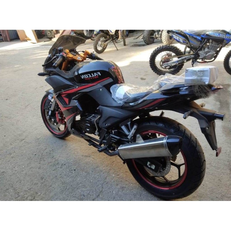 Купить  Мотоцикл MM FALCON TERRAIL 250 (ФАЛКОН ) спорт 4так, 250cc, 110/70-17"/140/70-17"; 5 пер, (шт) купить с доставкой по Москве и России, цена, технические характеристики, комплектация фото  - motoserp.ru