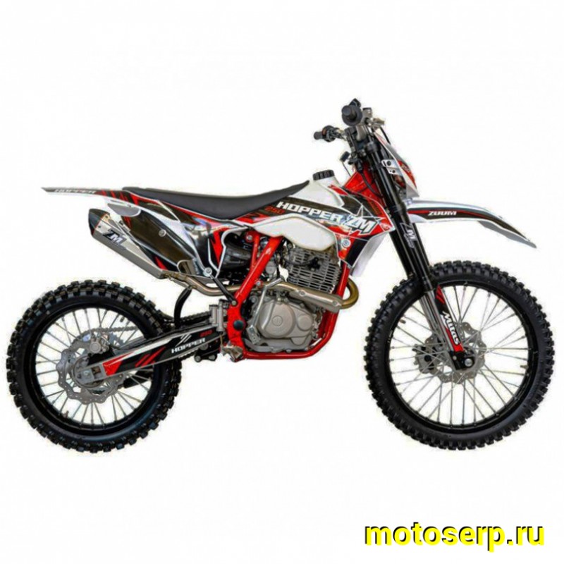 Купить  ====Мотоцикл Кросс/Эндуро ZUUM PX250 ZM HOPPER (спортинв), 172FMM!!  21/18, 4Т, 220cc, воздушн. охлажд, (шт)   купить с доставкой по Москве и России, цена, технические характеристики, комплектация фото  - motoserp.ru