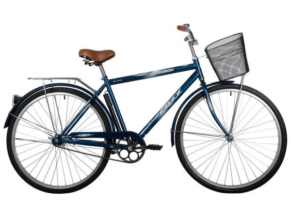 Купить  ====28" FOXX FUSION (Gent) (Фокс Фусин) (Муж) 28"; 1ск; рама-сталь; тормоз-ножной; вилка стальная-жесткая; дв.обод (шт) купить с доставкой по Москве и России, цена, технические характеристики, комплектация фото  - motoserp.ru