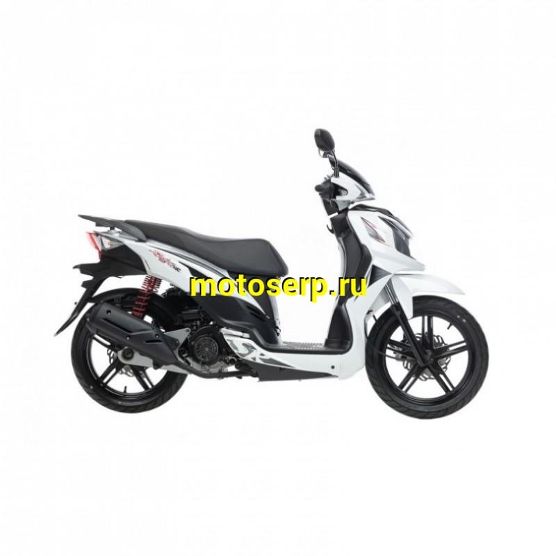 Купить  Скутер SYM SYMPHONY SR 125 Белый 4Т. 125сс, литые кол.16"/16",  диск./диск ,дорожн. резина. (шт) купить с доставкой по Москве и России, цена, технические характеристики, комплектация фото  - motoserp.ru