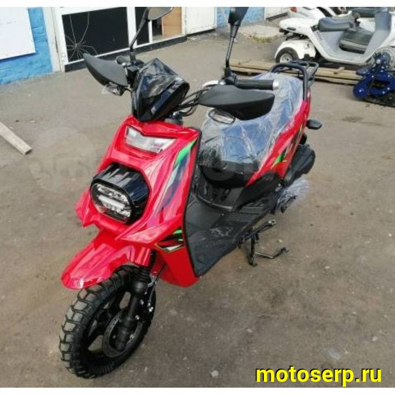 Купить  Скутер MM WIZARD LED 50 (Визард) 50сс, 4Т,карбюр.,возд.охл.,торм. диск/барабан.,кол. 12"/12"(шт) 01250 (MM купить с доставкой по Москве и России, цена, технические характеристики, комплектация фото  - motoserp.ru