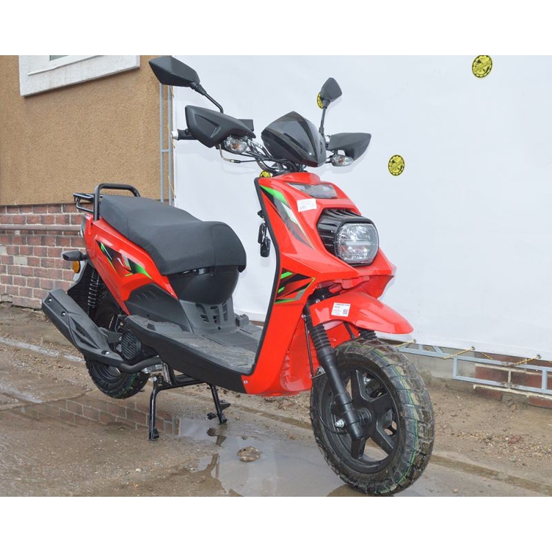 Купить  Скутер MM WIZARD LED 50 (Визард) 50сс, 4Т,карбюр.,возд.охл.,торм. диск/барабан.,кол. 12"/12"(шт) 01250 (MM купить с доставкой по Москве и России, цена, технические характеристики, комплектация фото  - motoserp.ru