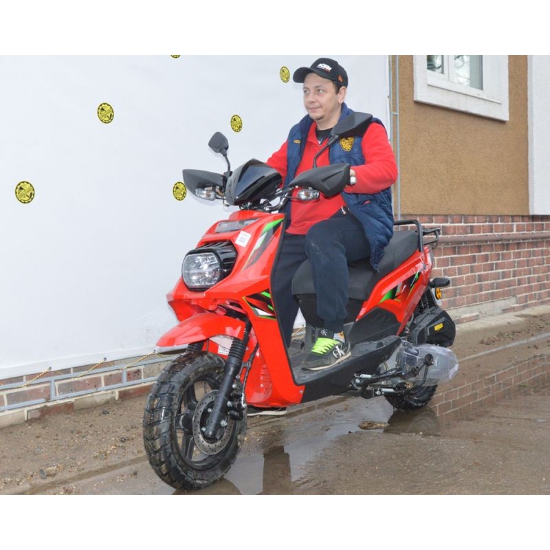 Купить  Скутер MM WIZARD LED 50 (Визард) 50сс, 4Т,карбюр.,возд.охл.,торм. диск/барабан.,кол. 12"/12"(шт) 01250 (MM купить с доставкой по Москве и России, цена, технические характеристики, комплектация фото  - motoserp.ru