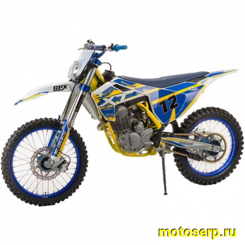 Купить  ====Мотоцикл Кросс/Эндуро Motoland XT250ST 19" (реплика Husqvarna-250), (спортинв) 21/19, 172FMM, 250сс, 4Т, 5 пер., возд.охл (Бер) (шт) (ML 12289 купить с доставкой по Москве и России, цена, технические характеристики, комплектация фото  - motoserp.ru