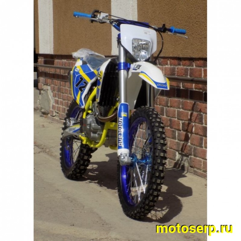 Купить  ====Мотоцикл Кросс/Эндуро Motoland XT250ST 19" (реплика Husqvarna-250), (спортинв) 21/19, 172FMM, 250сс, 4Т, 5 пер., возд.охл (Бер) (шт) (ML 12289 купить с доставкой по Москве и России, цена, технические характеристики, комплектация фото  - motoserp.ru