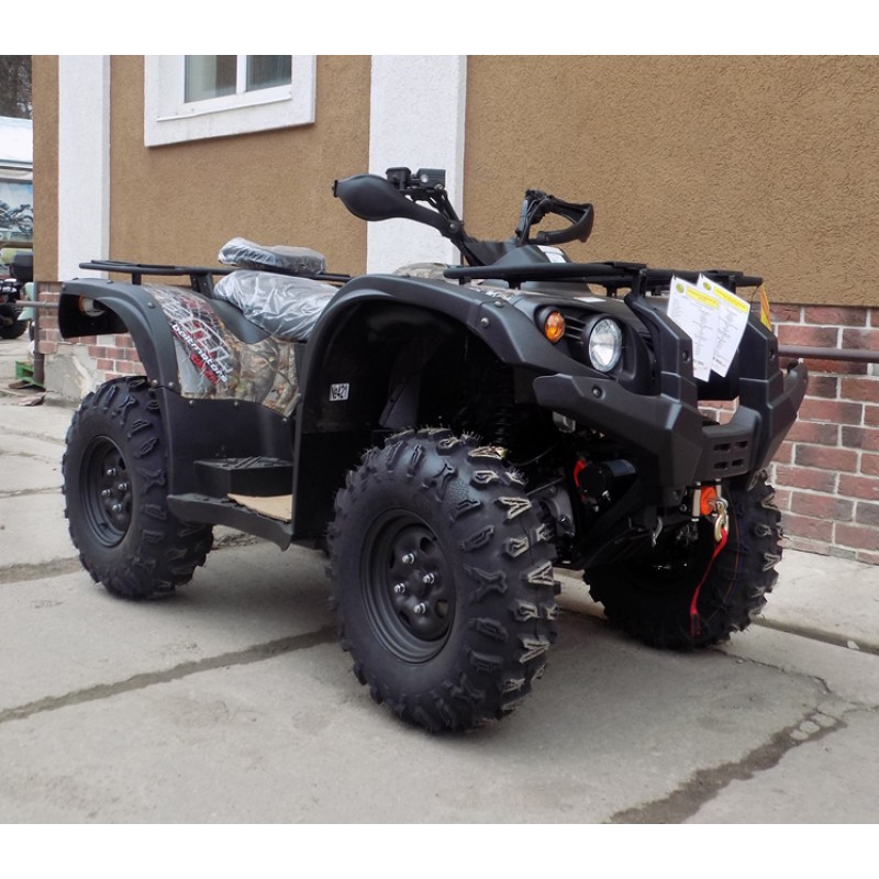 Купить  500сс Квадроцикл BALTMOTORS STRIKER 500 EFI/EPS (ЭПТС), камуфляж, утилит. 4х4, 491сс ; механ. с вариат; реверс , лебедка, фарк, спинка (шт) (BL купить с доставкой по Москве и России, цена, технические характеристики, комплектация фото  - motoserp.ru