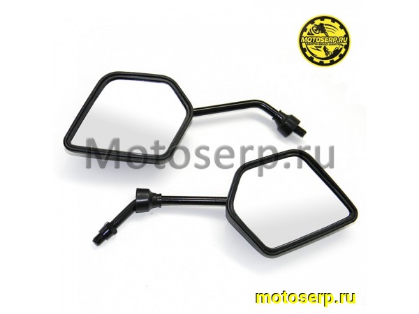 Купить  Зеркала (d-8mm, прав резьба) ромбовидные SMP-044 SM-PARTS (пар)  (SM 573-1530 купить с доставкой по Москве и России, цена, технические характеристики, комплектация фото  - motoserp.ru