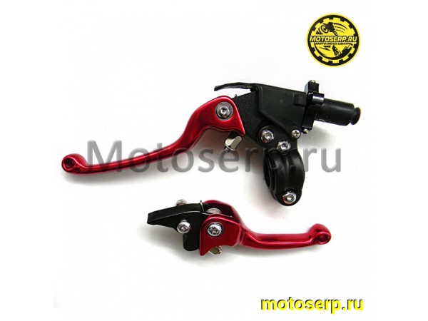 Купить  Рычаг сцепления/тормоза CNC складные в сборе питбайк (тормоз+сцепление) черные (пар)  (SM 123-5925 купить с доставкой по Москве и России, цена, технические характеристики, комплектация фото  - motoserp.ru