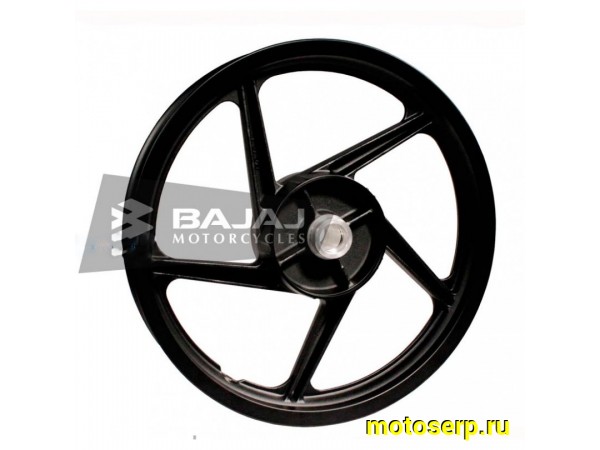 Купить  Колесо 17" заднее (диск колеса) литое 2,15-17" (5 лучей) (шт) (Bajaj JZ131206 купить с доставкой по Москве и России, цена, технические характеристики, комплектация фото  - motoserp.ru