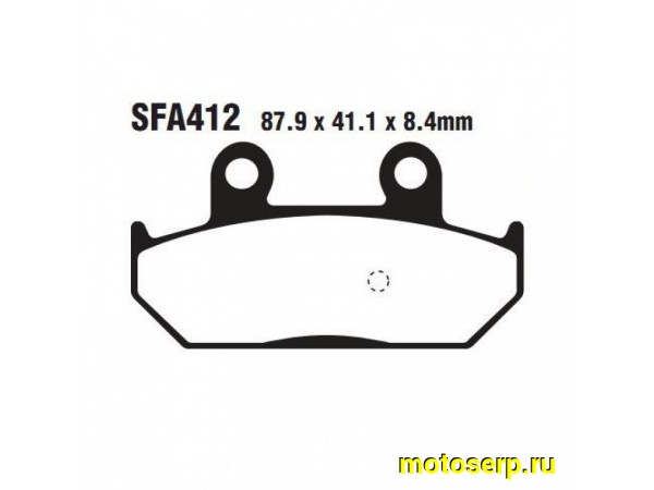 Купить  Колодки тормозные EBC SFA412 JP SUZUKI AN250/400/650 SKYWAVE (пар) (JP  купить с доставкой по Москве и России, цена, технические характеристики, комплектация фото  - motoserp.ru