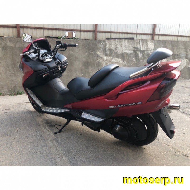 Купить  ====Максискутер SUZUKI SkyWave 400 18764км 2006г.в. Из Японии,без пробега по РФ купить с доставкой по Москве и России, цена, технические характеристики, комплектация фото  - motoserp.ru