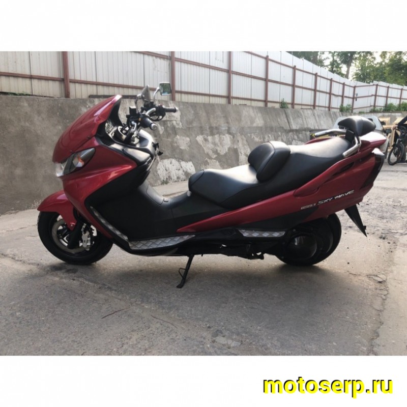 Купить  ====Максискутер SUZUKI SkyWave 400 18764км 2006г.в. Из Японии,без пробега по РФ купить с доставкой по Москве и России, цена, технические характеристики, комплектация фото  - motoserp.ru