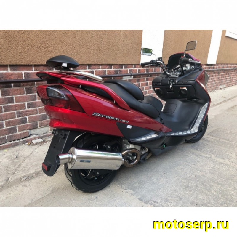 Купить  ====Максискутер SUZUKI SkyWave 400 18764км 2006г.в. Из Японии,без пробега по РФ купить с доставкой по Москве и России, цена, технические характеристики, комплектация фото  - motoserp.ru