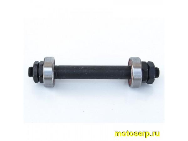 Купить  Ось колеса передняя байк под эксцентрик (пром. подшипник) Вело (шт) (Дан купить с доставкой по Москве и России, цена, технические характеристики, комплектация фото  - motoserp.ru