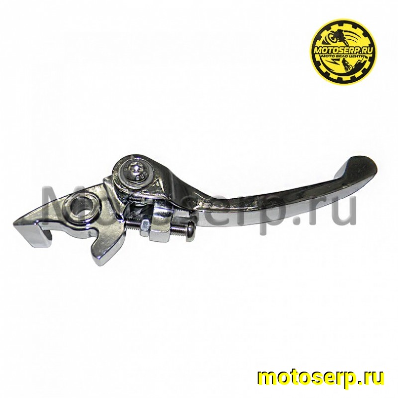 Купить  Рычаг тормоза правый диск (голый) TTR125-2 и др. питбайки складывающийся хром (шт) (TATA 800002011 (ML 5303 (Грехн 04610 (MOTO-SKUTER 9937 купить с доставкой по Москве и России, цена, технические характеристики, комплектация фото  - motoserp.ru
