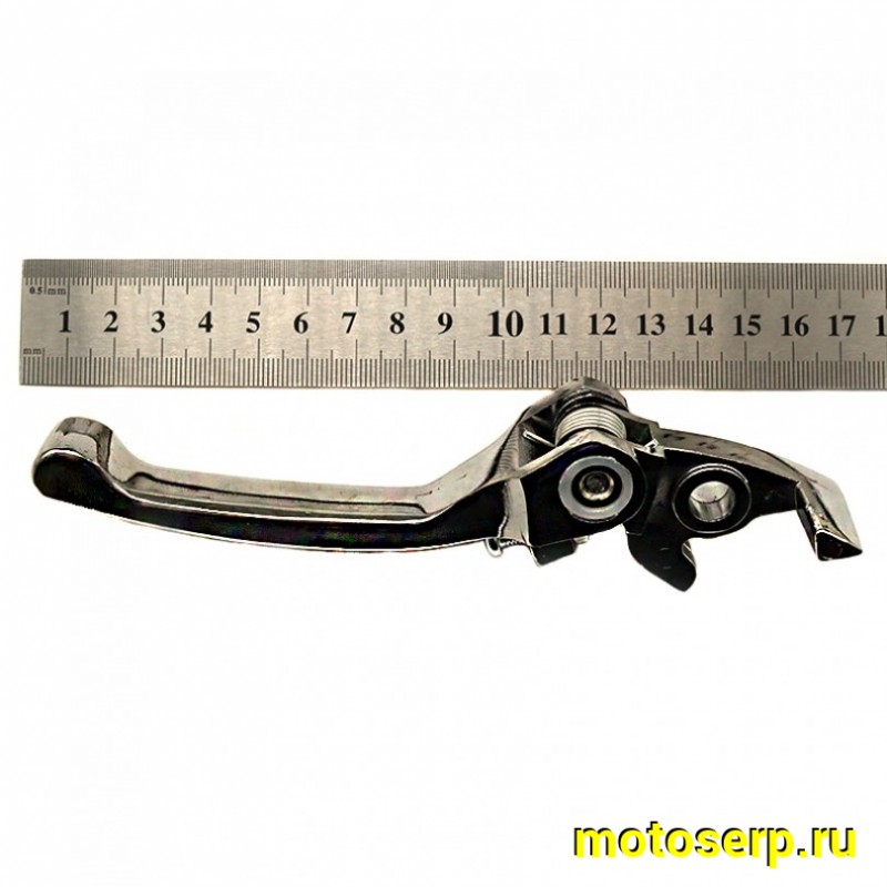 Купить  Рычаг тормоза правый диск (голый) TTR125-2 и др. питбайки складывающийся хром (шт) (TATA 800002011 (ML 5303 (Грехн 04610 (MOTO-SKUTER 9937 купить с доставкой по Москве и России, цена, технические характеристики, комплектация фото  - motoserp.ru