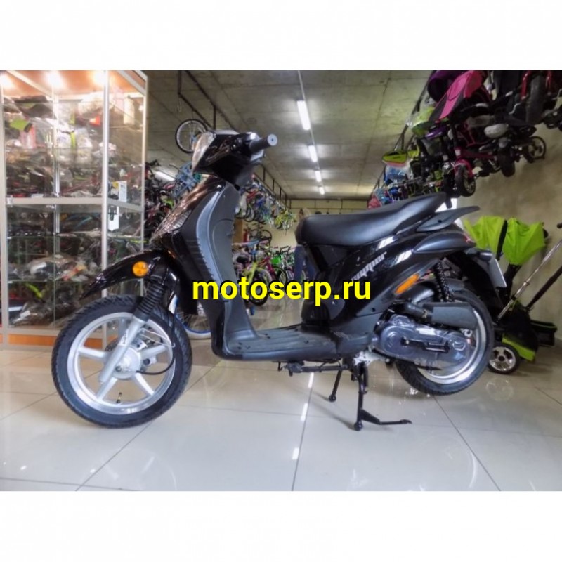 Купить  ====Скутер GX 50QT-10 (Innocenti Copper) BLACK (чёрный) 4Т, возд.охл., карбюратор, вариатор,14/14 (шт) купить с доставкой по Москве и России, цена, технические характеристики, комплектация фото  - motoserp.ru