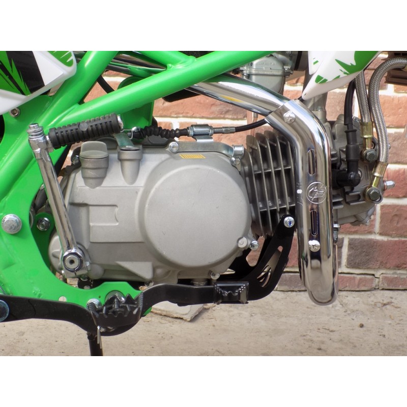 Купить  Питбайк Motoland APEX 140 (спортинв),4Т,140cc, возд-масл. охл., кикст., золотая цепь, регулир. подвеска, фара,моточасы,17"/14" (шт) (ML 9542 (0 купить с доставкой по Москве и России, цена, технические характеристики, комплектация фото  - motoserp.ru