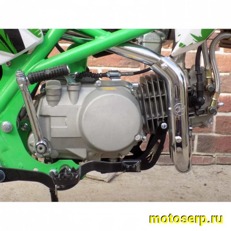 Купить  Питбайк Motoland APEX 140 (спортинв),4Т,140cc, возд-масл. охл., кикст., золотая цепь, регулир. подвеска, фара,моточасы,17"/14" (шт) (ML 9542 (0 купить с доставкой по Москве и России, цена, технические характеристики, комплектация фото  - motoserp.ru