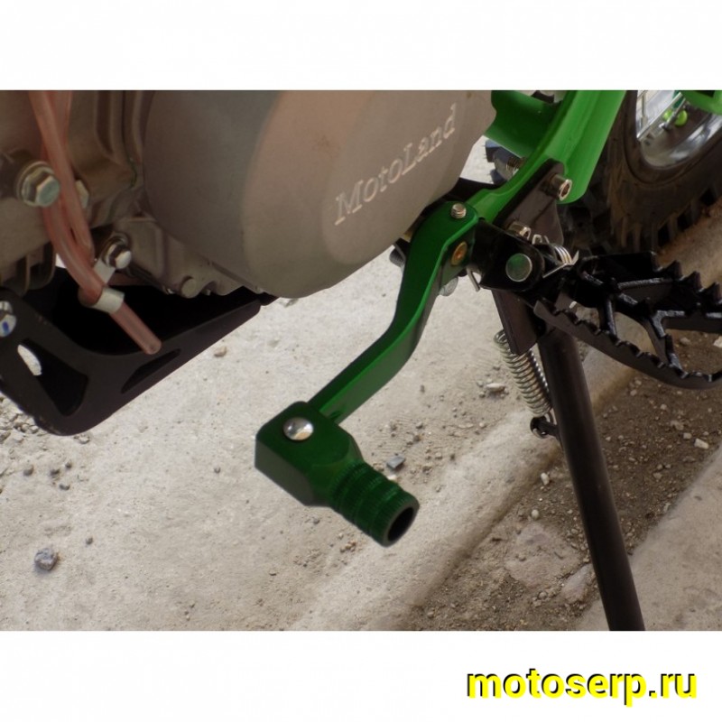 Купить  Питбайк Motoland APEX 140 (спортинв),4Т,140cc, возд-масл. охл., кикст., золотая цепь, регулир. подвеска, фара,моточасы,17"/14" (шт) (ML 9542 (0 купить с доставкой по Москве и России, цена, технические характеристики, комплектация фото  - motoserp.ru