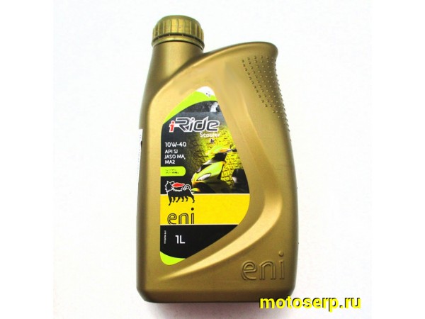 Купить  Масло ENI 4Т i-Ride Scooter 10W40  п/синт.1л (шт)  (SM 743-6746 купить с доставкой по Москве и России, цена, технические характеристики, комплектация фото  - motoserp.ru