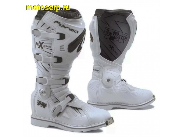 Купить  ====Мотоботы кросс. FORMA Ботинки TERRAIN TX ENDURO, WHITE 46 FORC 350 39923 (пар) JP (0 купить с доставкой по Москве и России, цена, технические характеристики, комплектация фото  - motoserp.ru