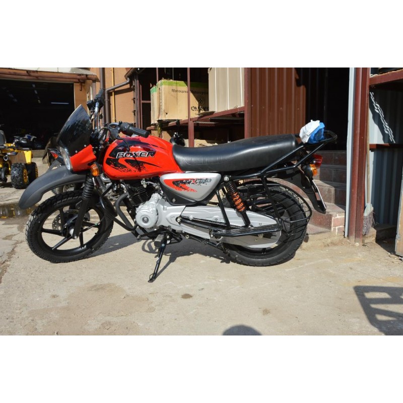 Купить  Мотоцикл BAJAJ BOXER BM 150 X (disk) 4хтакт., 144,8сс, 5 СТУПЕНЧАТАЯ КПП ,17"/17", возд. охлажд. (шт) купить с доставкой по Москве и России, цена, технические характеристики, комплектация фото  - motoserp.ru