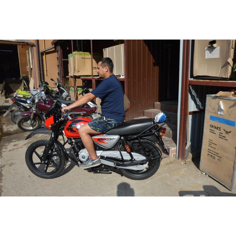 Купить  Мотоцикл BAJAJ BOXER BM 150 X (disk) 4хтакт., 144,8сс, 5 СТУПЕНЧАТАЯ КПП ,17"/17", возд. охлажд. (шт) купить с доставкой по Москве и России, цена, технические характеристики, комплектация фото  - motoserp.ru