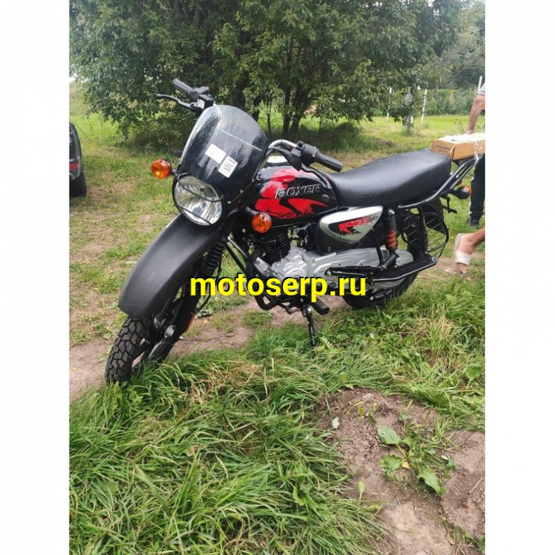 Купить  Мотоцикл BAJAJ BOXER BM 150 X (disk) 4хтакт., 144,8сс, 5 СТУПЕНЧАТАЯ КПП ,17"/17", возд. охлажд. (шт) купить с доставкой по Москве и России, цена, технические характеристики, комплектация фото  - motoserp.ru