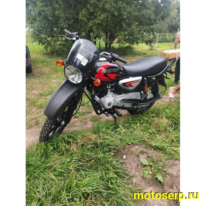 Купить  Мотоцикл BAJAJ BOXER BM 150 X (disk) 4хтакт., 144,8сс, 5 СТУПЕНЧАТАЯ КПП ,17"/17", возд. охлажд. (шт) купить с доставкой по Москве и России, цена, технические характеристики, комплектация фото  - motoserp.ru
