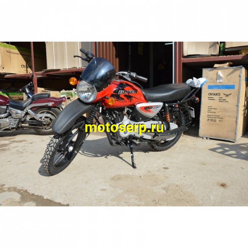 Купить  Мотоцикл BAJAJ BOXER BM 150 X (disk) 4хтакт., 144,8сс, 5 СТУПЕНЧАТАЯ КПП ,17"/17", возд. охлажд. (шт) купить с доставкой по Москве и России, цена, технические характеристики, комплектация фото  - motoserp.ru