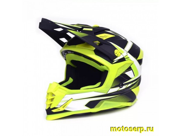 Купить  Шлем Кросс Ataki SC-16 Rift Hi-Vis желтый/черный матовый  р-р XS (шт) (0 купить с доставкой по Москве и России, цена, технические характеристики, комплектация фото  - motoserp.ru