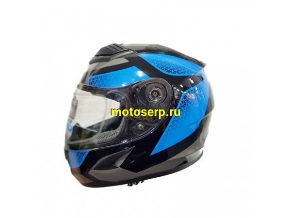 Купить  ====Шлем интеграл (Детский) Ataki SC-36 Scope синий/черный глянцевый  р-р YL (шт) (0 купить с доставкой по Москве и России, цена, технические характеристики, комплектация фото  - motoserp.ru