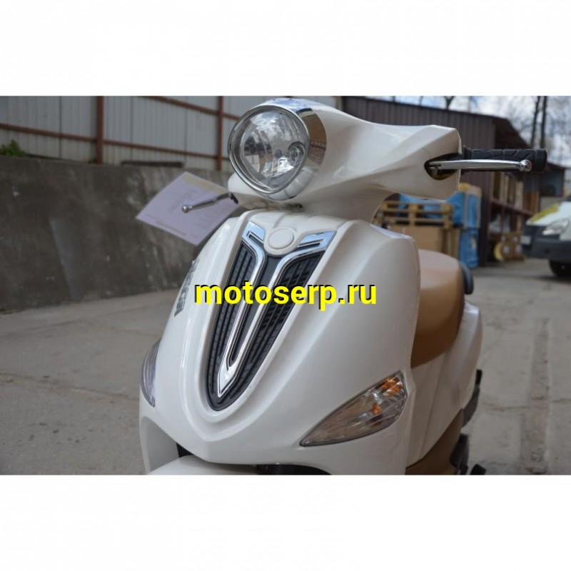 Купить  Скутер MOTOLIFE CY125T-3B (Мотолайф Веспа) (реплика VESPA) скол на пластике внизу. 4Т, 125сс, литые 14"/14",  диск./бараб. Белый  (Бер) (шт) (0 купить с доставкой по Москве и России, цена, технические характеристики, комплектация фото  - motoserp.ru