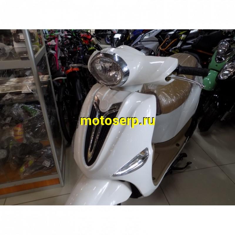 Купить  Скутер MOTOLIFE CY125T-3B (Мотолайф Веспа) (реплика VESPA) скол на пластике внизу. 4Т, 125сс, литые 14"/14",  диск./бараб. Белый  (Бер) (шт) (0 купить с доставкой по Москве и России, цена, технические характеристики, комплектация фото  - motoserp.ru