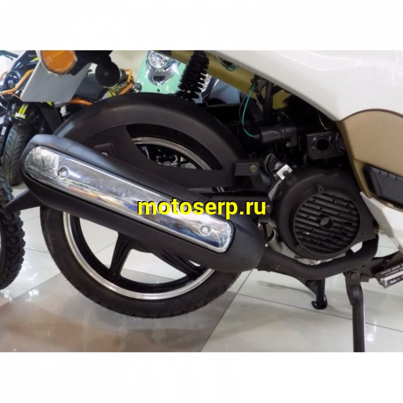 Купить  ====Скутер MOTOLIFE CY125T-3B (Мотолайф Веспа) (реплика VESPA) скол на пластике внизу. 4Т, 125сс, литые 14"/14",  диск./бараб. Белый  (Бер) (шт) (0 купить с доставкой по Москве и России, цена, технические характеристики, комплектация фото  - motoserp.ru