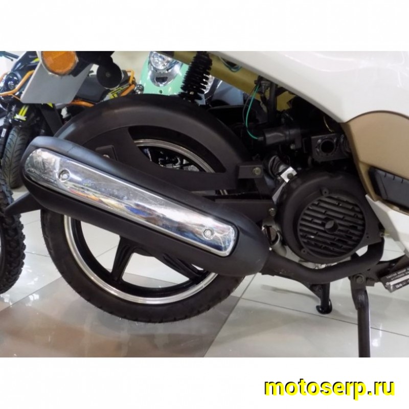 Купить  ====Скутер MOTOLIFE CY125T-3B (Мотолайф Веспа) (реплика VESPA) скол на пластике внизу. 4Т, 125сс, литые 14"/14",  диск./бараб. Белый  (Бер) (шт) (0 купить с доставкой по Москве и России, цена, технические характеристики, комплектация фото  - motoserp.ru