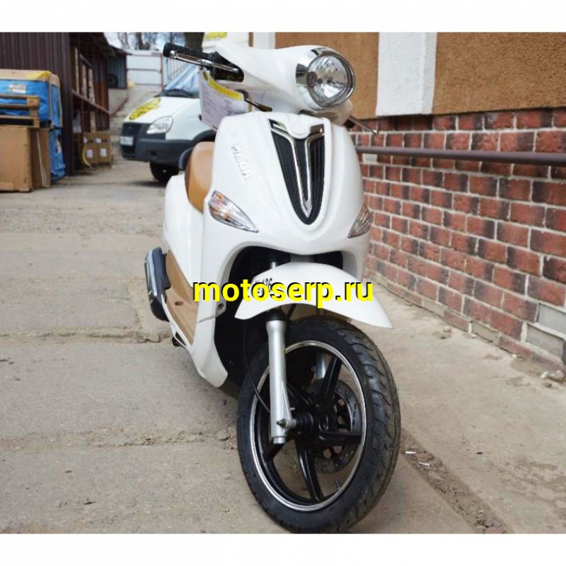 Купить  ====Скутер MOTOLIFE CY125T-3B (Мотолайф Веспа) (реплика VESPA) скол на пластике внизу. 4Т, 125сс, литые 14"/14",  диск./бараб. Белый  (Бер) (шт) (0 купить с доставкой по Москве и России, цена, технические характеристики, комплектация фото  - motoserp.ru