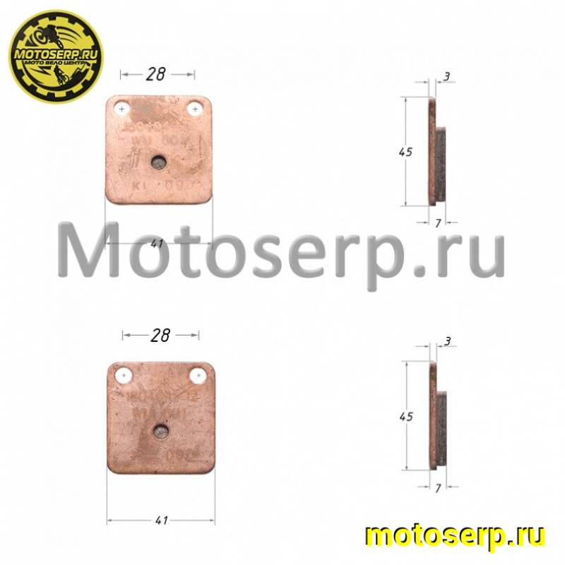 Купить  ====Колодки тормозные диск  Honda DIO, TACT (пер) TTR125, BSE125 (зад), Kayo TOR, 400H/800Hisun и др (пар) (0 купить с доставкой по Москве и России, цена, технические характеристики, комплектация фото  - motoserp.ru