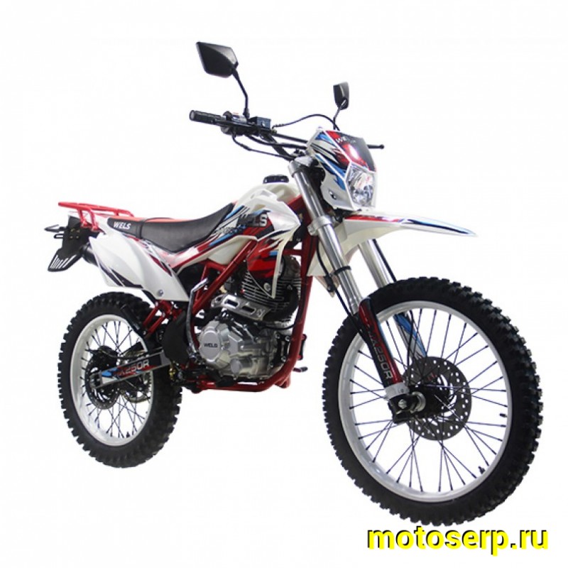Купить  ====Мотоцикл Кросс/Эндуро WELS МХ-250 Х 21/18 (спортинв), 21/18, 223сс, 4Т., воз. охл., диск/диск  (шт) купить с доставкой по Москве и России, цена, технические характеристики, комплектация фото  - motoserp.ru