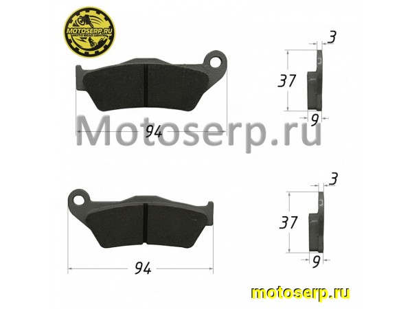 Купить  Колодки тормозные диск BAJAJ AS200, NS200 (передн.) (пар) (Bajaj JL131805 купить с доставкой по Москве и России, цена, технические характеристики, комплектация фото  - motoserp.ru