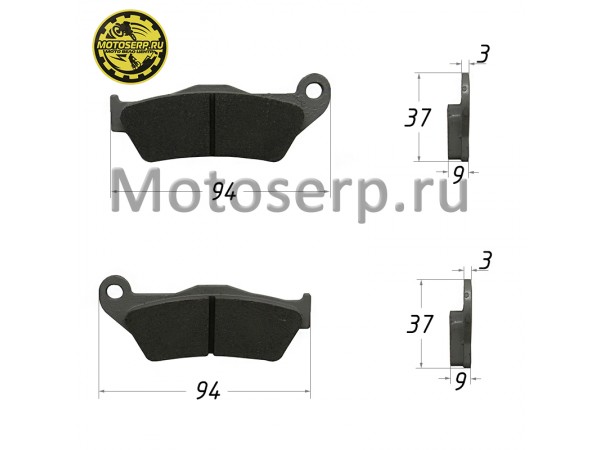 Купить  Колодки тормозные диск BAJAJ AS200, NS200 (передн.) (пар) (Bajaj JL131805 купить с доставкой по Москве и России, цена, технические характеристики, комплектация фото  - motoserp.ru