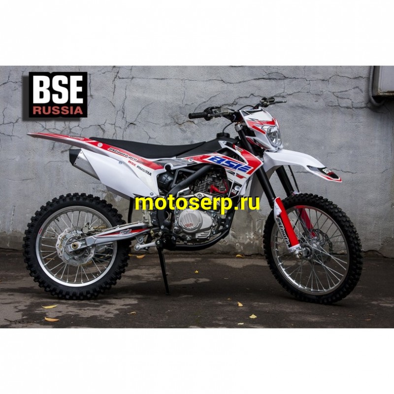Купить  ====Мотоцикл Кросс/Эндуро BSE Z5-250e (спортин), 21/18, 172FMM, 4Т,5 перед.,возд.охл,диск.торм.,регулир. подвеск, фара, эл/кик стартер (шт) купить с доставкой по Москве и России, цена, технические характеристики, комплектация фото  - motoserp.ru