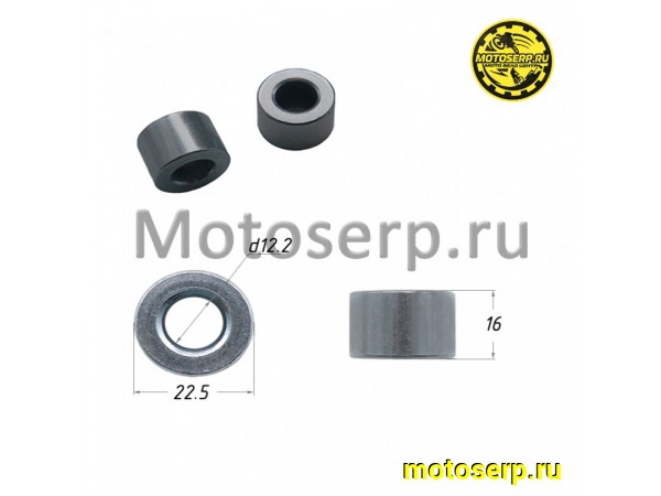 Купить  Втулка маятника внутренняя (D-22,5, d-12,2, L-16) KAYО CRF801-7L (W040043) (пар) (SM 185-8848 купить с доставкой по Москве и России, цена, технические характеристики, комплектация фото  - motoserp.ru