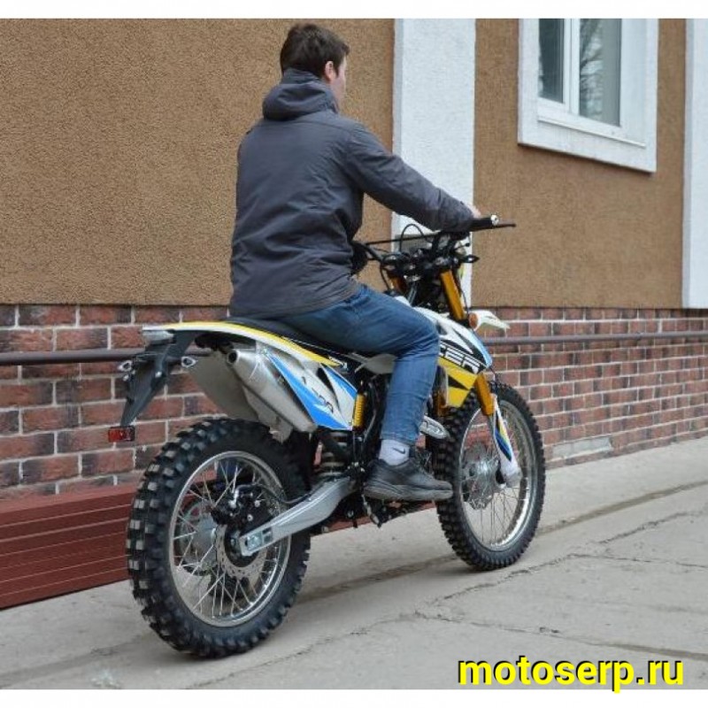 Купить  ====Мотоцикл Кросс/Эндуро RACER ENDURO 300 RC300-GY8A (Рейсер Эндуро 300) (ПТС), 21/18, 270сс,  5 ск.,баланс. вал, диск/диск (зал) (шт) купить с доставкой по Москве и России, цена, технические характеристики, комплектация фото  - motoserp.ru