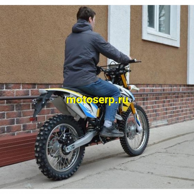 Купить  ====Мотоцикл Кросс/Эндуро RACER ENDURO 300 RC300-GY8A (Рейсер Эндуро 300) (ПТС), 21/18, 270сс,  5 ск.,баланс. вал, диск/диск (зал) (шт) купить с доставкой по Москве и России, цена, технические характеристики, комплектация фото  - motoserp.ru