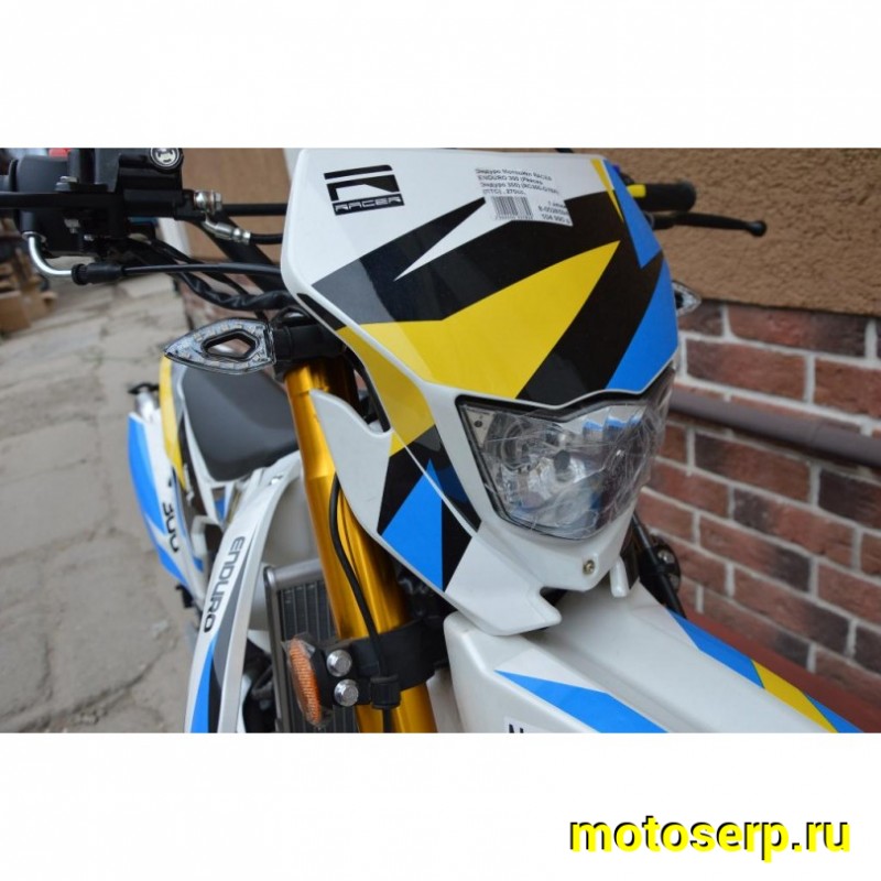Купить  ====Мотоцикл Кросс/Эндуро RACER ENDURO 300 RC300-GY8A (Рейсер Эндуро 300) (ПТС), 21/18, 270сс,  5 ск.,баланс. вал, диск/диск (зал) (шт) купить с доставкой по Москве и России, цена, технические характеристики, комплектация фото  - motoserp.ru