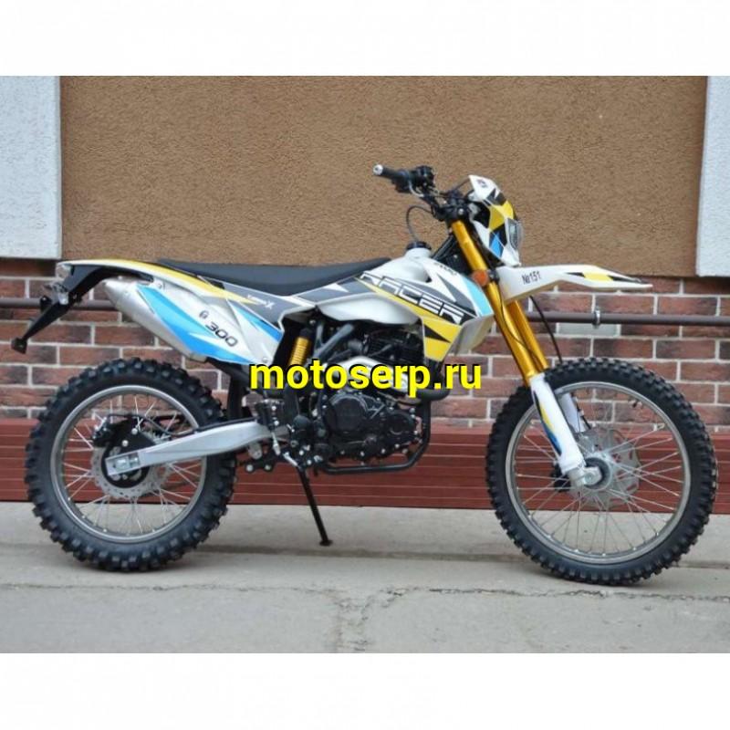 Купить  ====Мотоцикл Кросс/Эндуро RACER ENDURO 300 RC300-GY8A (Рейсер Эндуро 300) (ПТС), 21/18, 270сс,  5 ск.,баланс. вал, диск/диск (зал) (шт) купить с доставкой по Москве и России, цена, технические характеристики, комплектация фото  - motoserp.ru